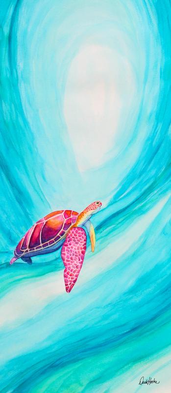 Surfing Sea Turtle